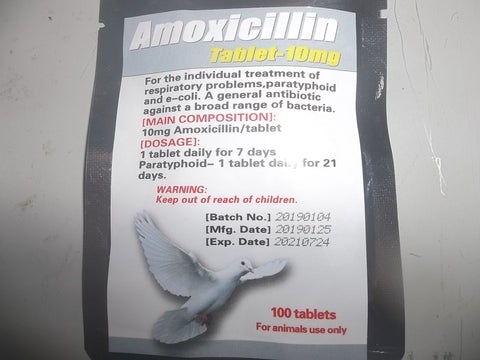 Amoxicillinum Tablets (quantity 100) 